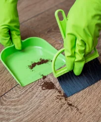 Post-construction cleaning and construction dust removal
